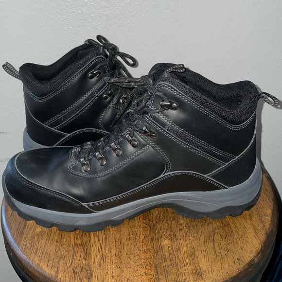 Khombu Summit Leather Hiking Tactical Black Boots Used - Picture 5 of 9